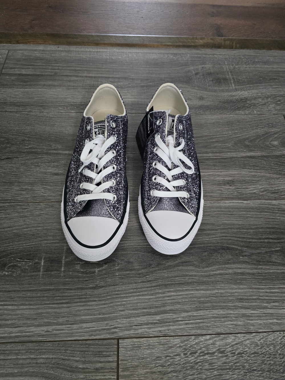 Converse Glitter Low-Top Women's Sneakers - Black